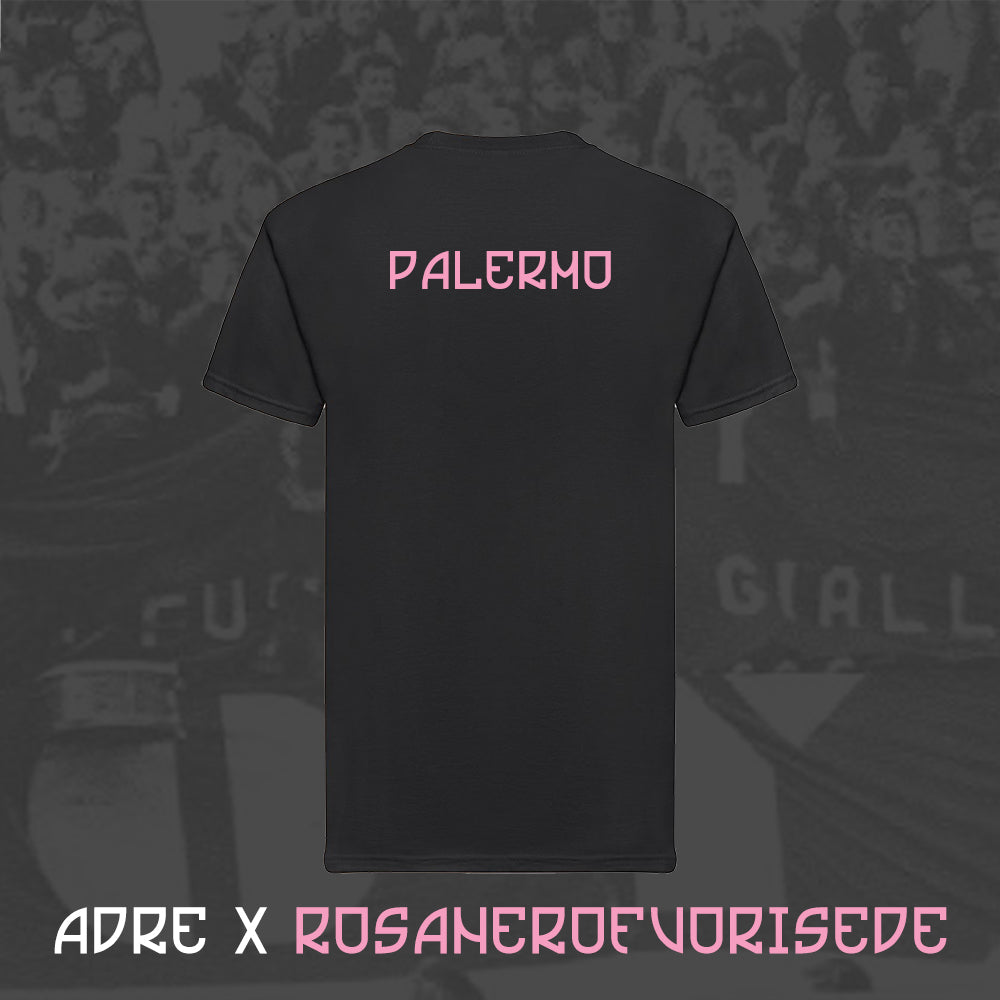 T-Shirt Ultras Palermo x ROSANEROFUORISEDE
